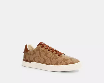 Men's Clip Low Top Khakisaddle Sneakers