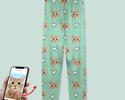 Custom Dog Cat Photo With Icon Decoration Pet Pajamas