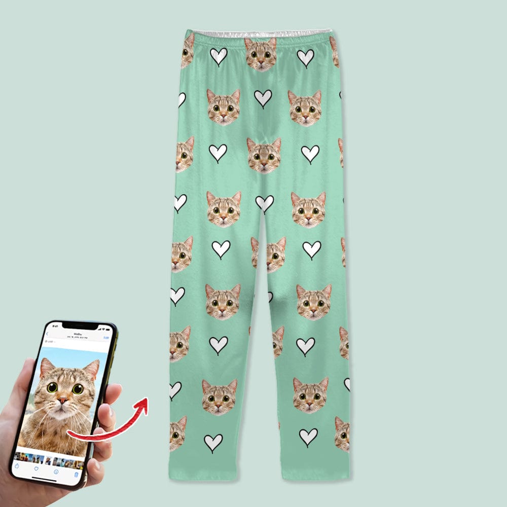 Custom Dog Cat Photo With Icon Decoration Pet Pajamas