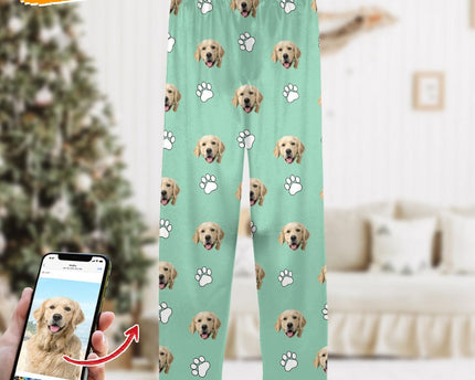 Custom Dog Cat Photo With Icon Decoration Pet Pajamas