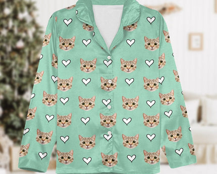Custom Dog Cat Photo With Icon Decoration Pet Pajamas