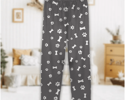 Custom Dog Face Photo With Colorful Background Pajamas