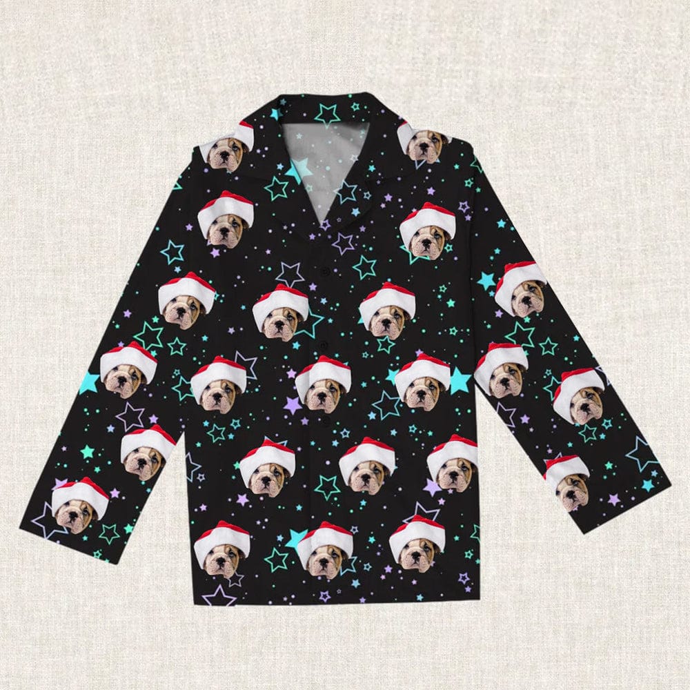Custom Photo Dog Cat And Face Pajamas