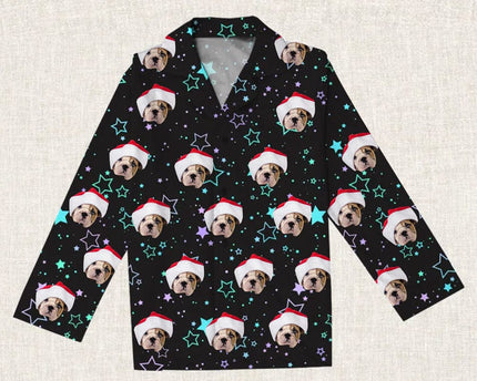 Custom Photo Dog Cat And Face Pajamas