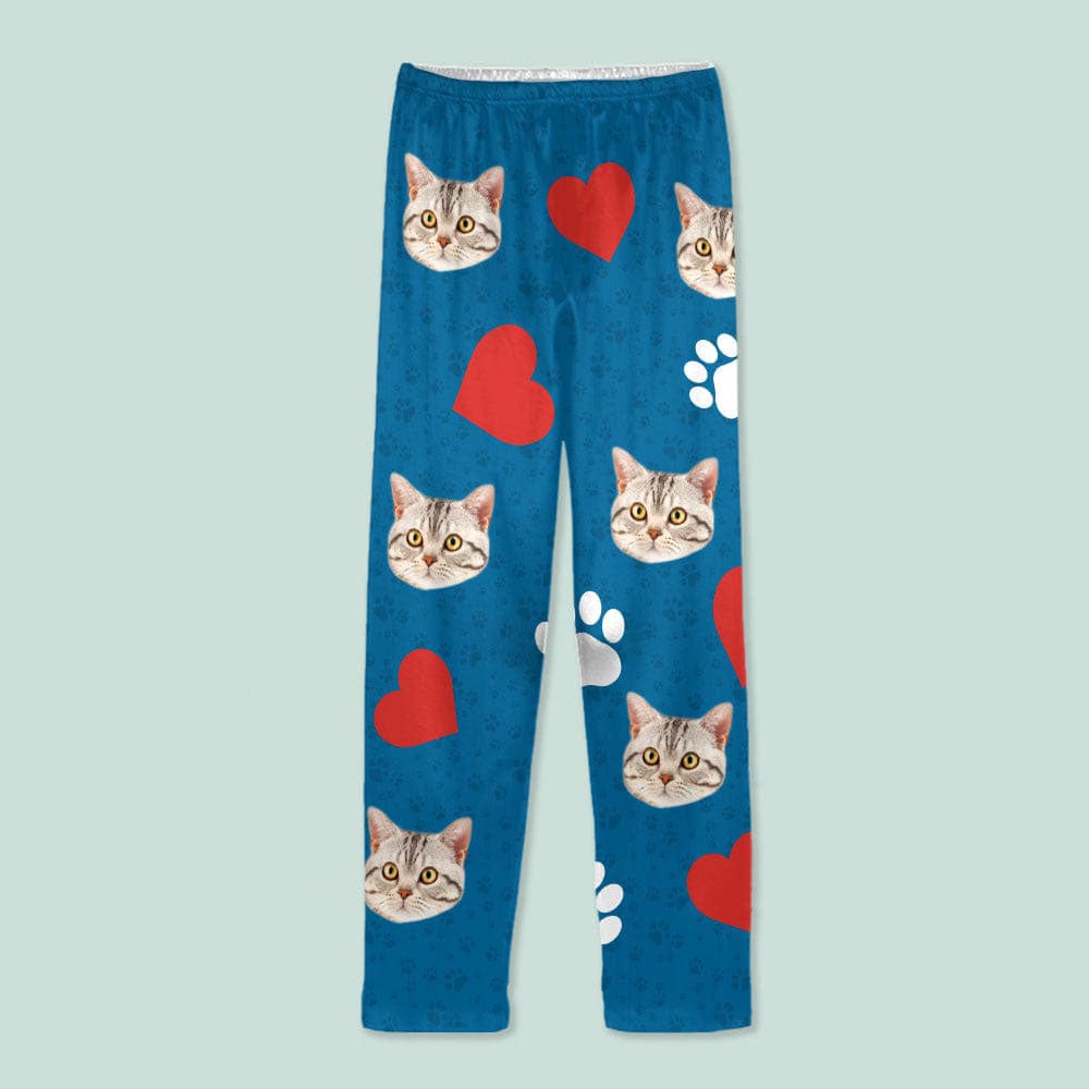 Custom Photo Dog Cat With Accessories Pattern Pet Pajamas