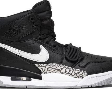 Men's Air Jordan Legacy 312 High Black Cement Shoes