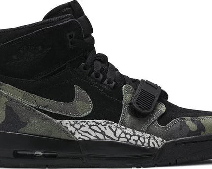 Men's Air Jordan Legacy 312 High Black Camo Green Shoes