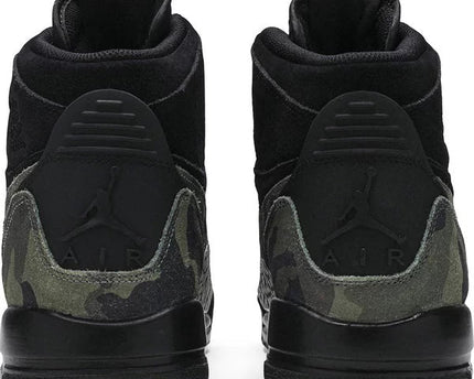 Men's Air Jordan Legacy 312 High Black Camo Green Shoes