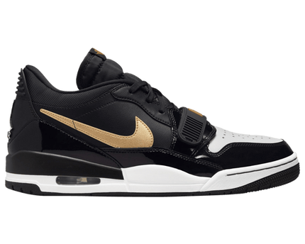 Men's Air Jordan Legacy 312 Low Black Metallic Gold Shoes