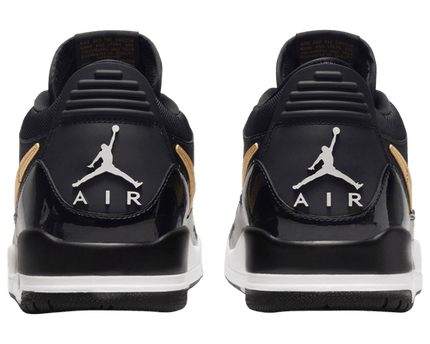 Men's Air Jordan Legacy 312 Low Black Metallic Gold Shoes