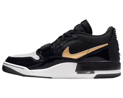 Men's Air Jordan Legacy 312 Low Black Metallic Gold Shoes