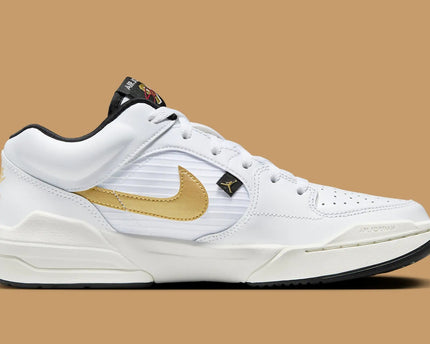 Men's Air Jordan Stadium 90 White Gold Shoes