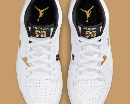 Men's Air Jordan Stadium 90 White Gold Shoes