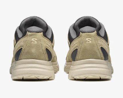 Men's Salomon X-Mission 4 Suede Pewter And  Moss Gray Shoes