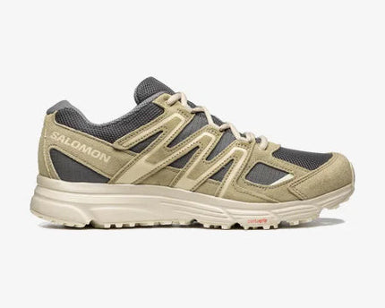 Men's Salomon X-Mission 4 Suede Pewter And  Moss Gray Shoes