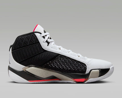 Men's Air Jordan 38 PF White Siren Red Black Shoes
