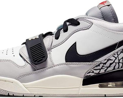 Men's Air Jordan Legacy 312 Low Summit White And Fire Red Gold Shoes