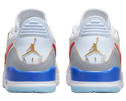 Men's Air Jordan Legacy 312 Low Grey Red Blue Shoes