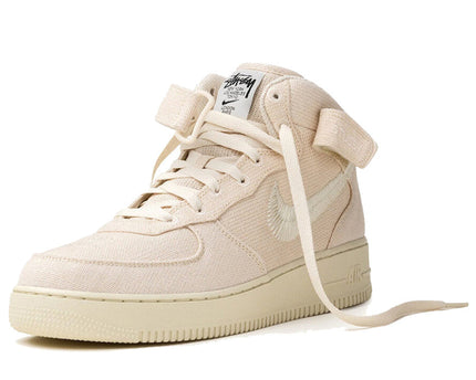 Men's Air Force 1 Mid x Stussy Ã¢â‚¬â€œ Fossil Hemp Shoes