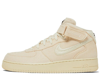 Men's Air Force 1 Mid x Stussy Ã¢â‚¬â€œ Fossil Hemp Shoes