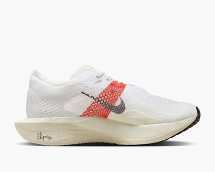 Men's Alphafly 3 In White And Chile Red Shoes