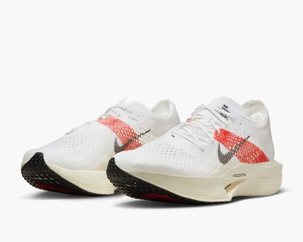 Men's Alphafly 3 In White And Chile Red Shoes