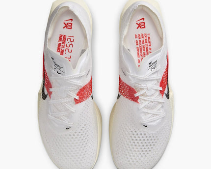 Men's Alphafly 3 In White And Chile Red Shoes