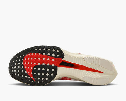 Men's Alphafly 3 In White And Chile Red Shoes