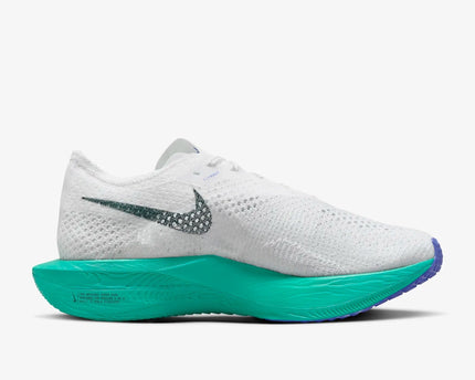 Men's Alphafly 3 In White and Jade Ice Shoes