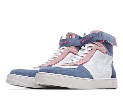 Men's Louis Vuitton Rivoli High Sneaker Shoes A7
