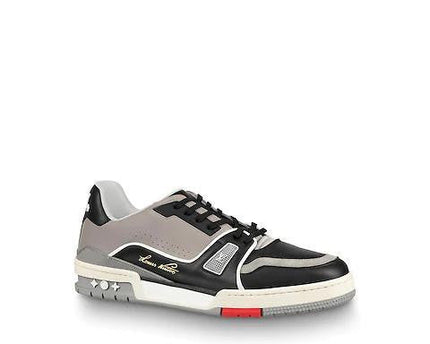 Men's LV Louis Vuitton Trainer Low Top Sneaker Boot Shoes V3
