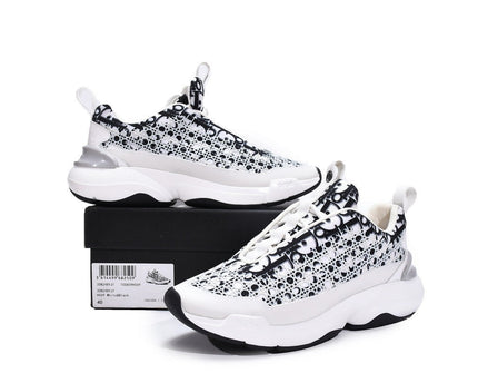 Men's Christian Dior B24 Oblique White Sneaker Shoes