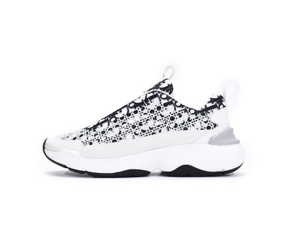 Men's Christian Dior B24 Oblique White Sneaker Shoes