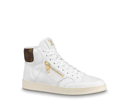 Men's LV Louis Vuitton Rivoli Sneaker Boot Shoes V10