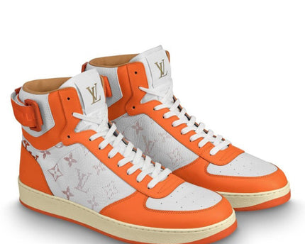 Men's LV Louis Vuitton Rivoli Sneaker Boot Shoes V2