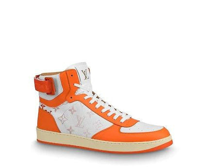 Men's LV Louis Vuitton Rivoli Sneaker Boot Shoes V2