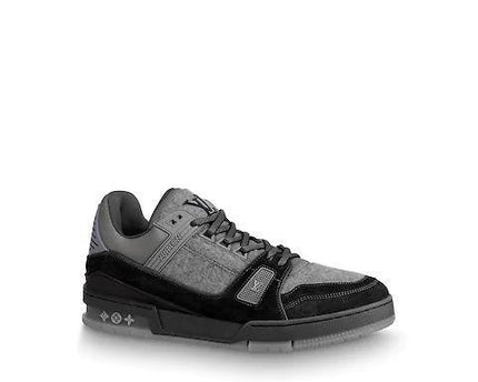 Men's LV Louis Vuitton Trainer Low Top Sneaker Boot Shoes V8