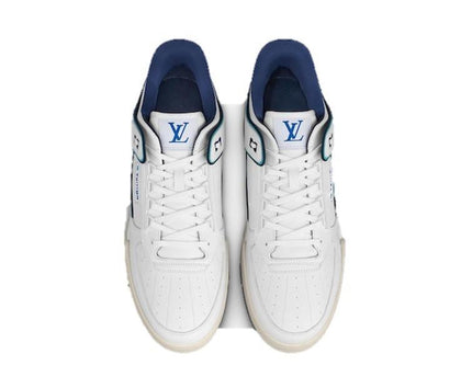 Men's LV Louis Vuitton Trainer Low Top Sneaker Boot Shoes V4