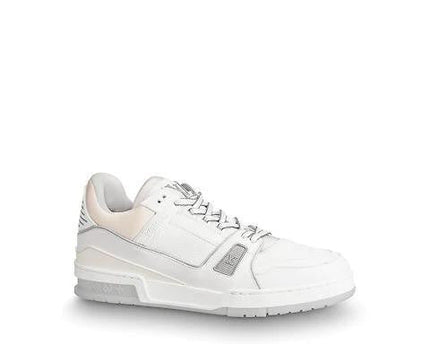 Men's LV Louis Vuitton Trainer Low Top Sneaker Boot Shoes V7