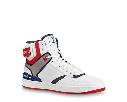Men's LV Louis Vuitton Rivoli Sneaker Boot Shoes V7
