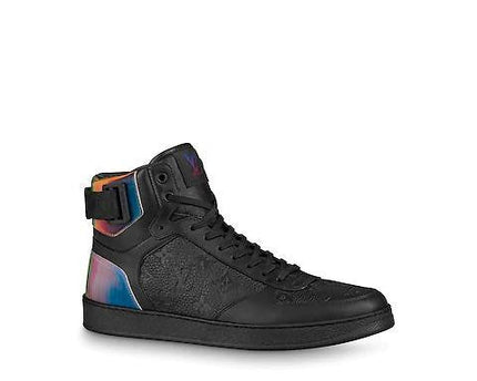 Men's LV Louis Vuitton Rivoli Sneaker Boot Shoes V3