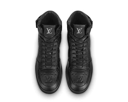 Men's LV Louis Vuitton Rivoli Sneaker Boot Shoes V9