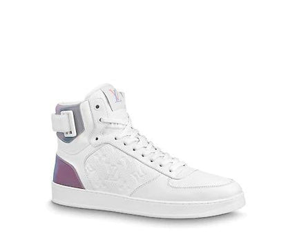 Men's LV Louis Vuitton Rivoli Sneaker Boot Shoes V1