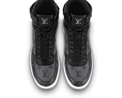 Men's LV Louis Vuitton Rivoli Sneaker Boot Shoes V11
