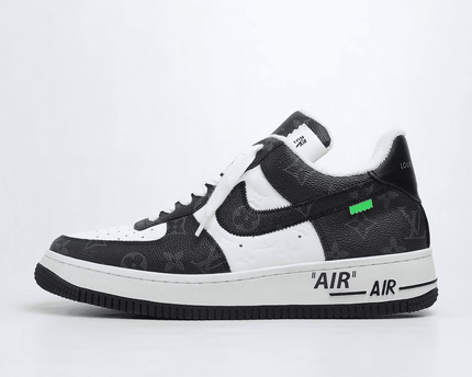 Men's Air Force 1 Low x Louis Vuitton Black White Shoes