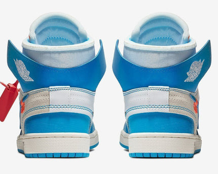 Men's Air Jordan 1 X Off White UNC Shoes