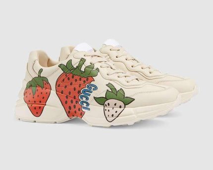 Men's Gucci Rhyton Strawberry Sneaker Shoes