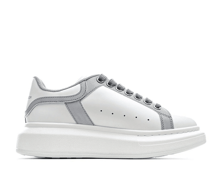 Men's Alexander MCQueen Oversized Sole Leather Sneakers Shoes V9