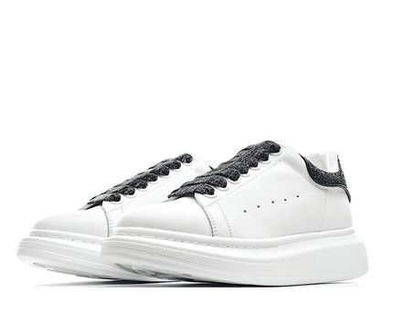 Men's Alexander MCQueen Oversized Sole Leather Sneakers Shoes V13