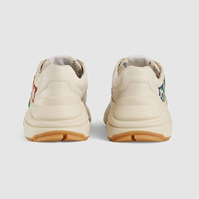 Men's Gucci Rhyton Rainbow Glitter Sneaker Shoes